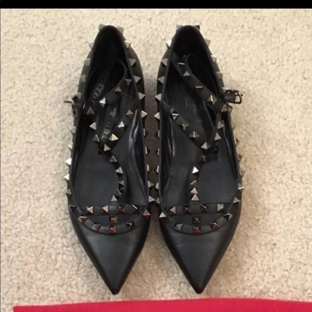 Valentino rockstud caged noir